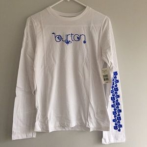 Burton Delphi Long Sleeve Tee White