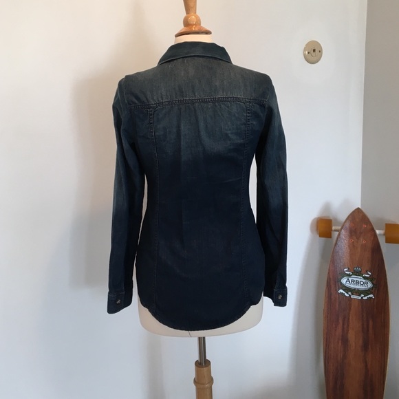 Lauren Conrad soft denim shirt - Picture 3 of 3
