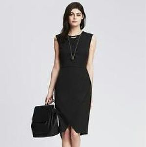 Banana Republic sloan dress in black