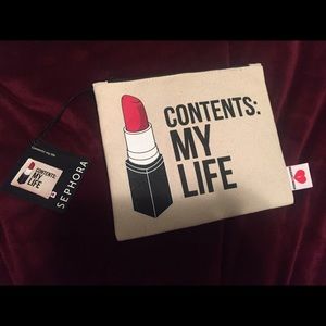 brand new Sephora makeup bag.