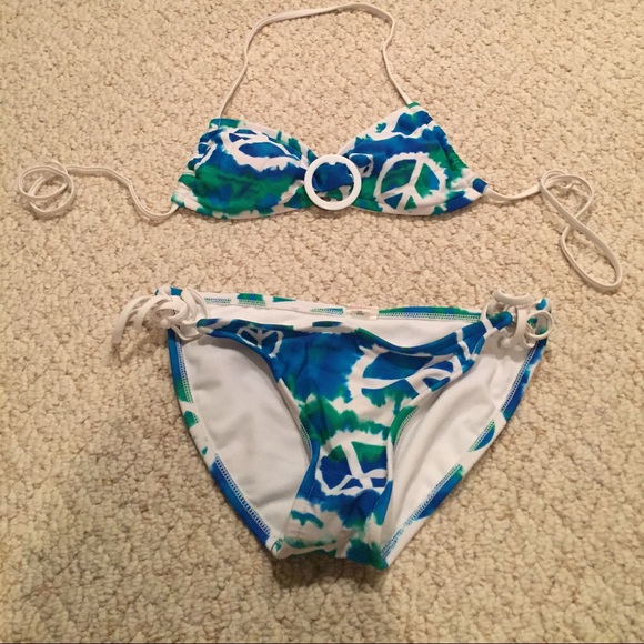 Xhilaration Peace Bikini Set