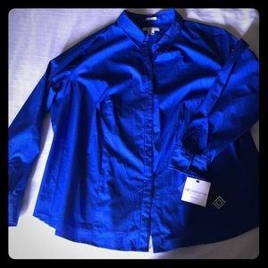 Career Essentials Button Up Blouse (stretch)