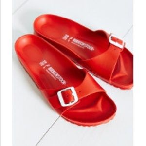 Red Birkenstocks