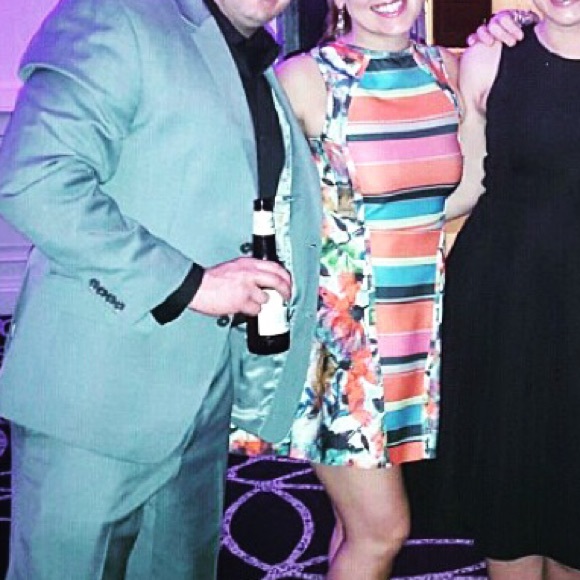 MyPlace rainbow striped A-Line dress from Brazil 4 - Picture 3 of 3