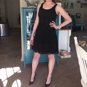 BLACK DRESS SIZE SMALL LACE