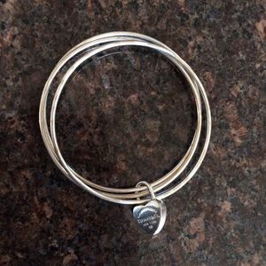 Authentic Tiffany Silver Triple Bracelet