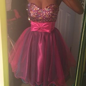 Pink prom dress 🎀💕💜