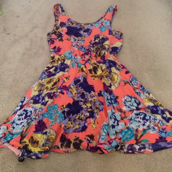 Bright floral printed sundress