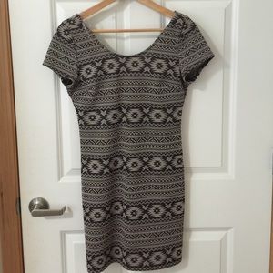 Tribal Pattern Bodycon Dress by Soprano