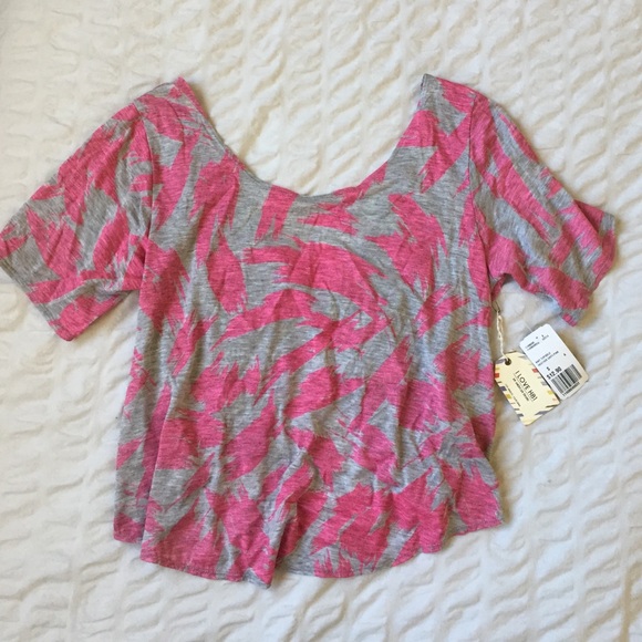 Pretty pink top with cute back detail