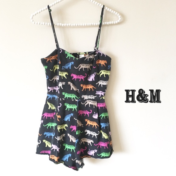 ⌛️Gone 3/14⌛️H&M Rainbow Leopard Romper