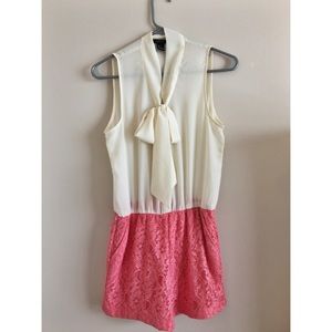 Pink and Cream Romper
