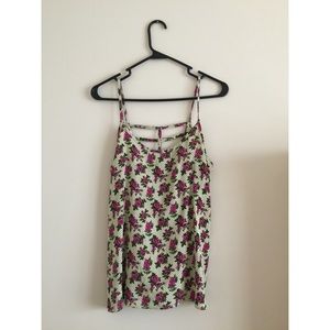 LA Hearts Floral Tank