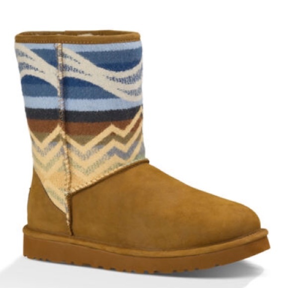 Limited Edition UGG x PENDLETON classic short boot - Picture 2 of 4