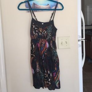 Peacock painting dress small