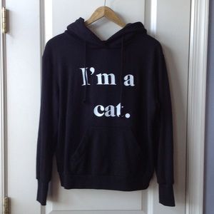 Wildfox I'm a Cat Cuddles Hoodie