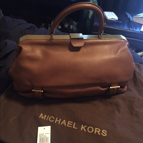 Michael Kors Littleton satchel cinnamon