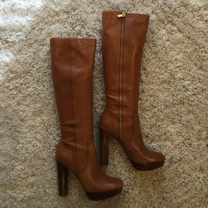 Michael Kors Stacked Heel Boots