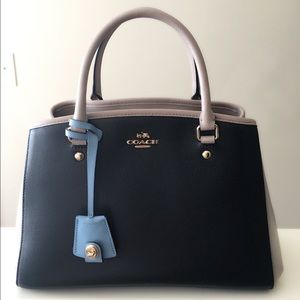Coach tricolor handbag