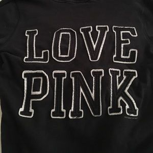 black pink zip up sweater!