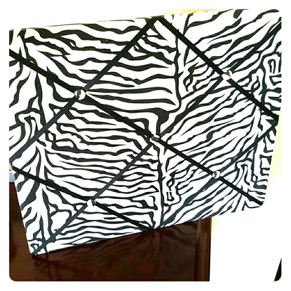 Zebra print photo holder