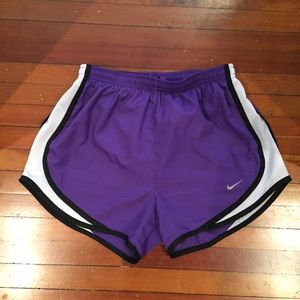 purple Nike shorts