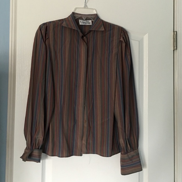 Vintage Ragina Porter Collection silk blouse