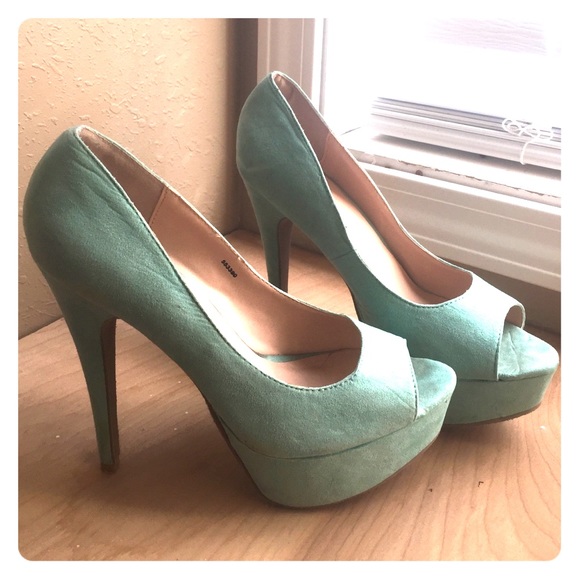 Charlotte Russe Mint heels.
