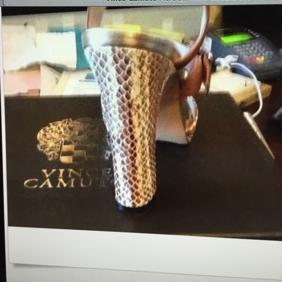 Vince Camuto acie saddle brown NWT 6.5 - Picture 4 of 8