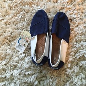 Navy and White (Penn State) TOMS