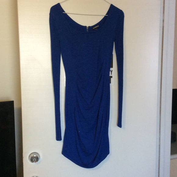 ❤️BIG SALE❤️Cobalt Blue Express Sweater Dress
