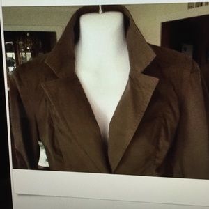 DKNY jeans brown patch elbow S