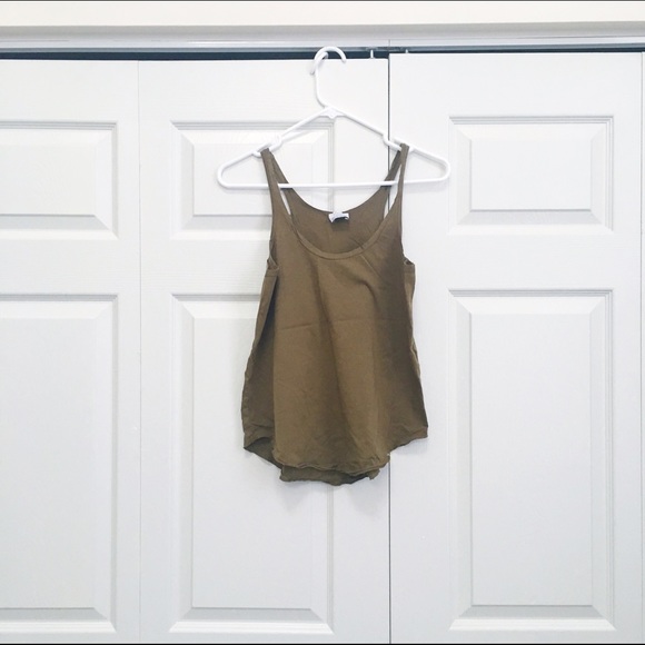 Zara olive green tank