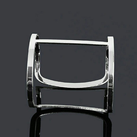 Silver bracelet bangle cuff - Picture 2 of 3