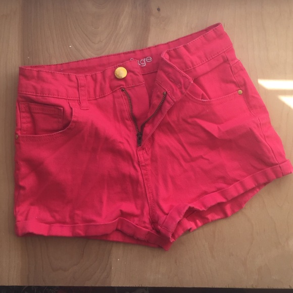Hot pink shorts
