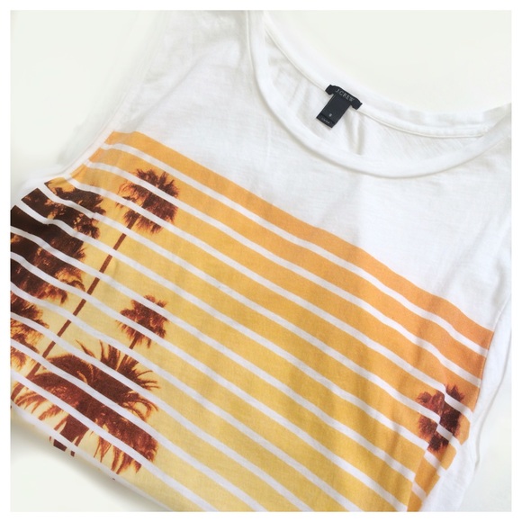 J. Crew Tops - J.Crew PHOTO STRIPE TANK (S)