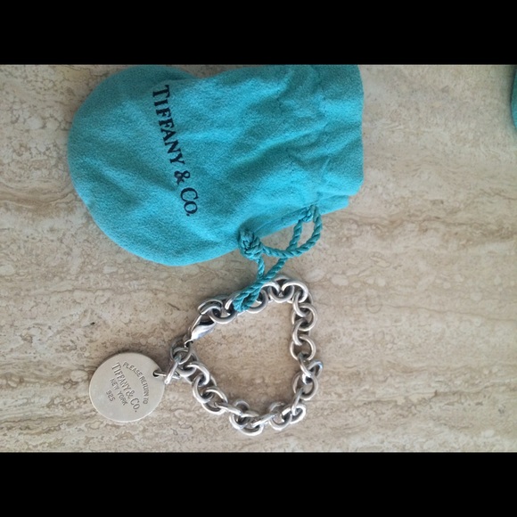 Authentic Tiffany & Co sterling round bracelet
