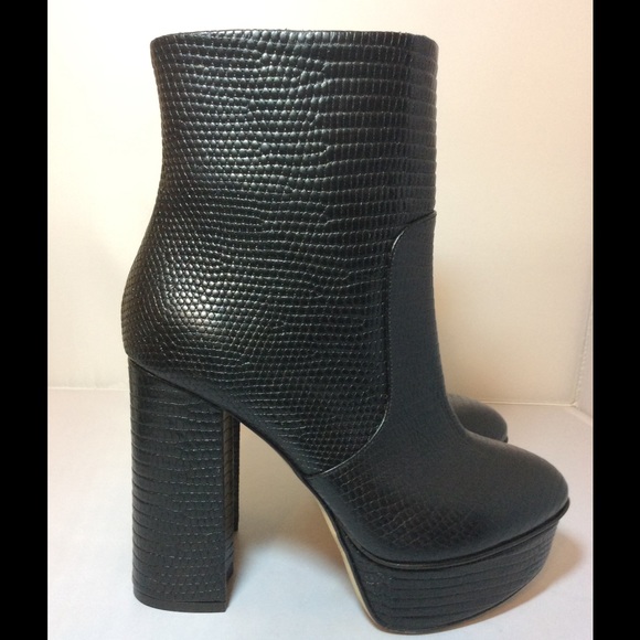 Jerome Rousseau Sirkis Black Platform Boot - Picture 1 of 4