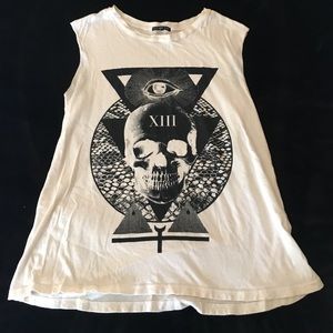 Skull muscle tank