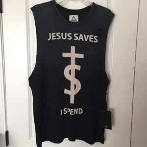 UNIF Jesus Saves Muscle Tank