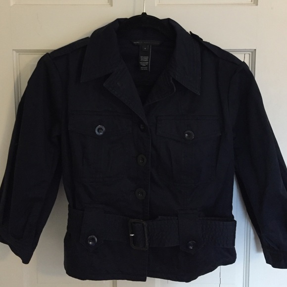 Marc by Marc Jacobs Dark Navy Crop Jacket