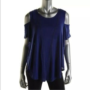 NWT We the Free Burnout Cold Shoulder top