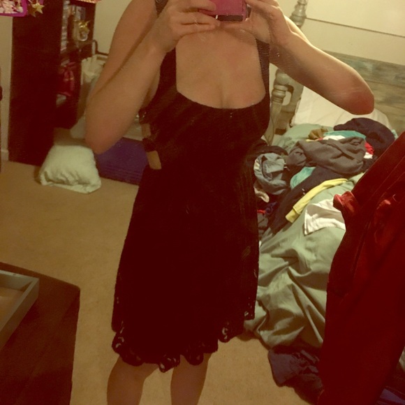 Free people black dress