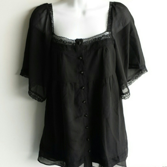 Krafty Tops - Sale  was $20 Black top M