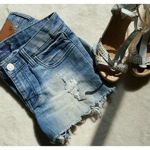 Vigoss Distressed Denim Shorts