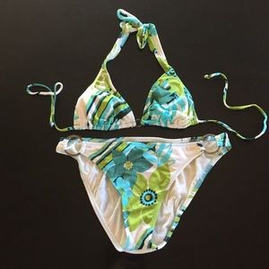 Vintage 1990’s Radio Fiji tropical bikini