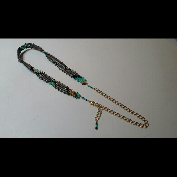 Hand Beaded Bracelet and Headband - Picture 4 of 4