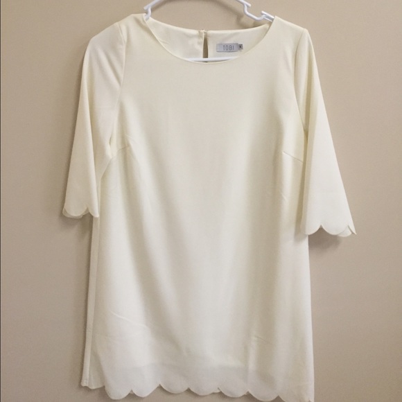 White Tobi Shift Dress