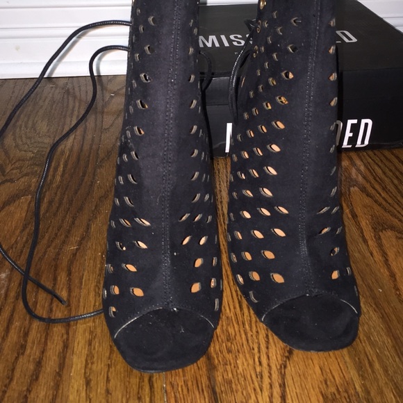 lace black missguided heels!
