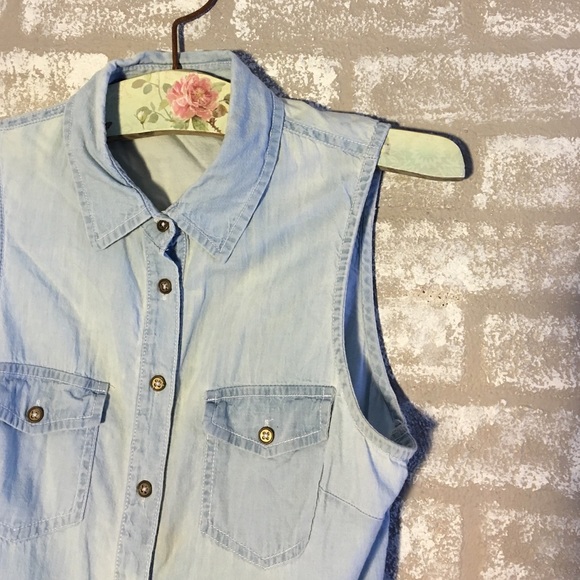 Denim Tank Top - Picture 2 of 4